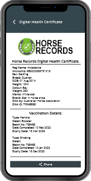 Digital Health Certificate